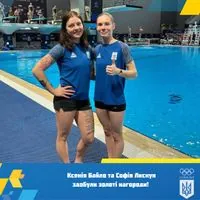 Украинские спортсменки стали чемпионками Европы по прыжкам в воду