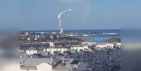 After explosions similar to the work of air defense, in the occupied Crimea, it is already known about three dead, a residential building is on fire