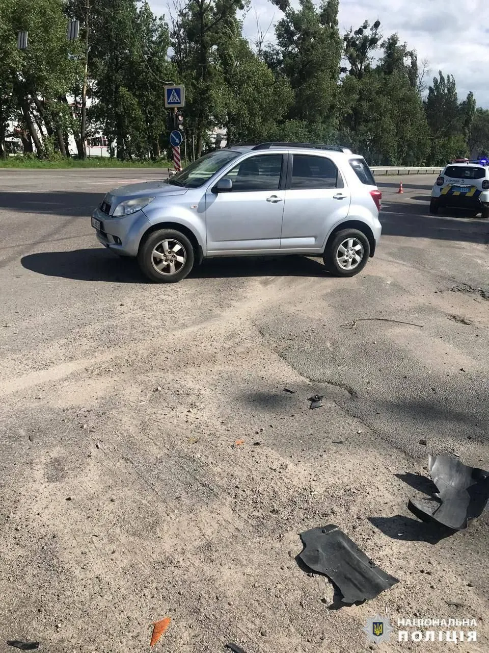 A one-year-old child was injured in an accident in Kyiv region