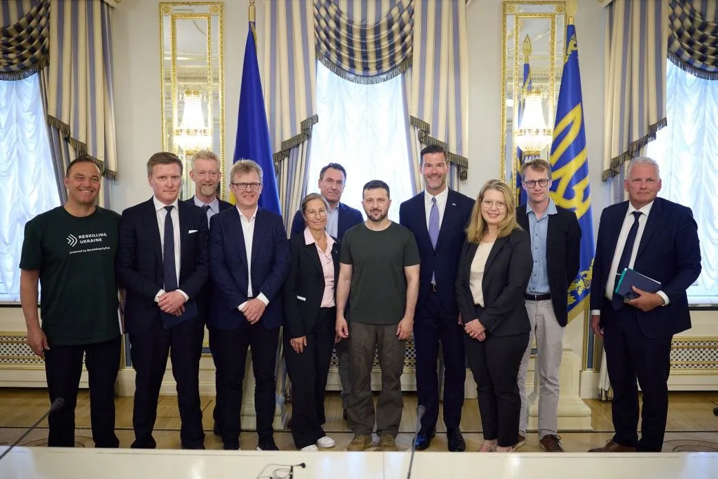 Opening of the Swedish Trade Representative Office and investment in Ukraine: Zelensky met with the Swedish delegation