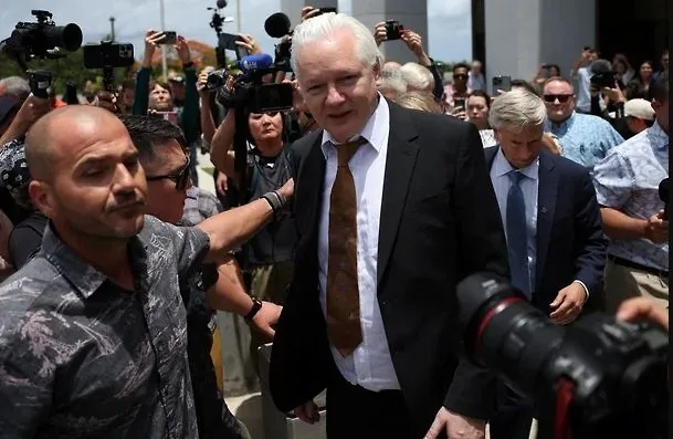 Assange was released in the courtroom, his case was officially dismissed