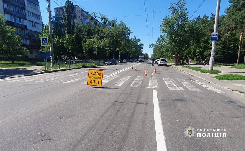 In Kyiv a car hit a child at an unregulated crossing - police