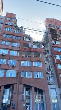 Four floors destroyed: footage of the damaged high-rise building in Dnipro