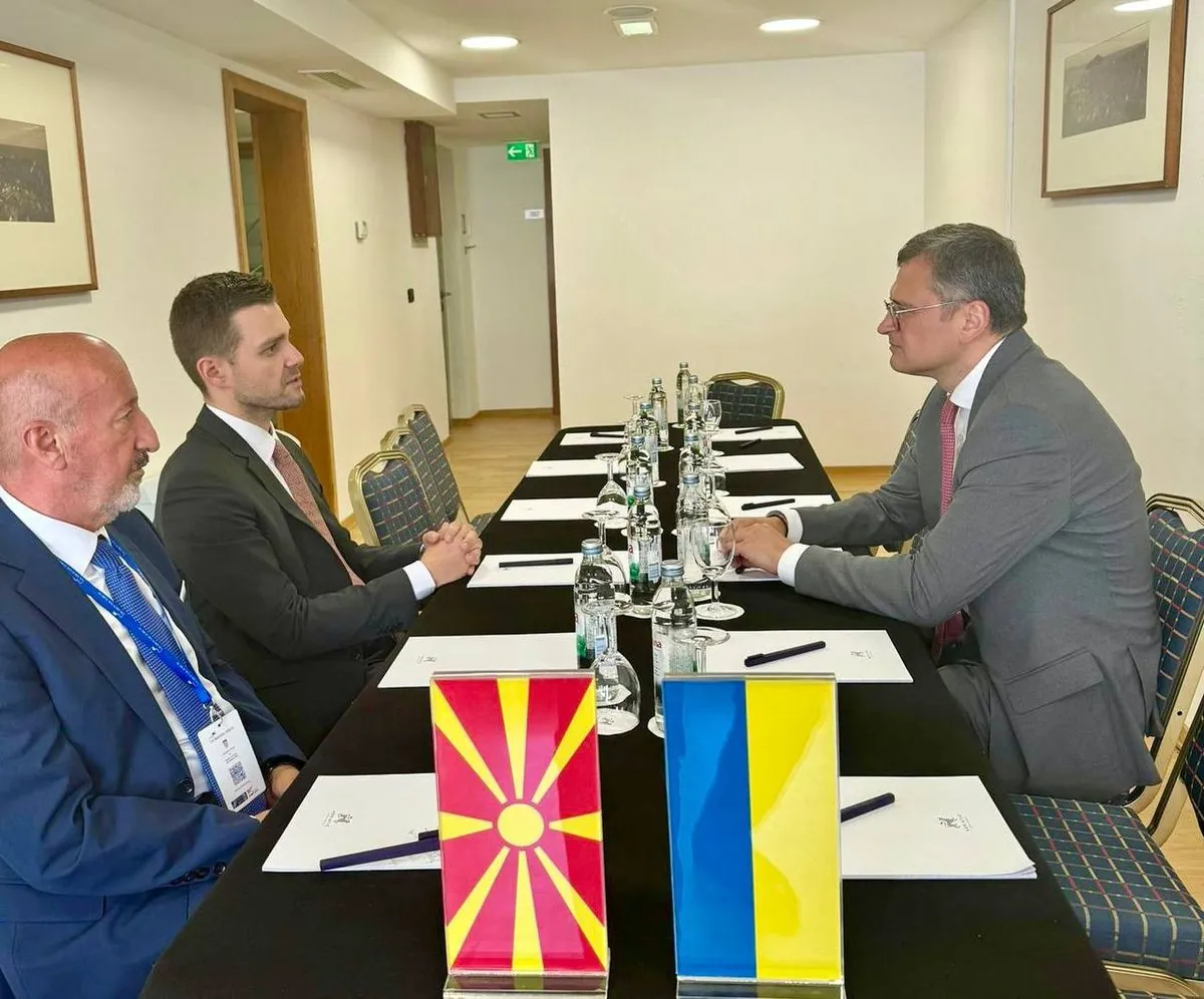 Kuleba met with the Minister of Foreign Affairs of North Macedonia to discuss the preparation of a bilateral agreement in the security sphere