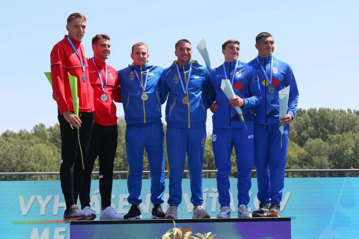 Ukrainians win gold and bronze at the European Canoeing Championships