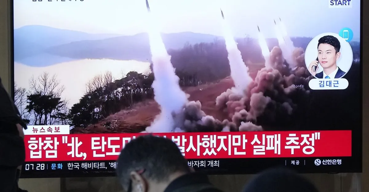 DPRK launches a ballistic missile towards the Sea of Japan