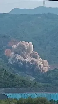 Missile crashes in China after 'accidental' launch
