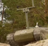 Fedorov demonstrated the Vepr universal robot used by the Defense Forces