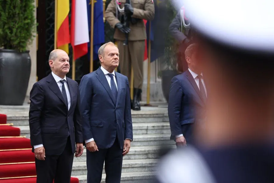 scholz-discusses-defense-issues-with-tusk-due-to-russian-aggression