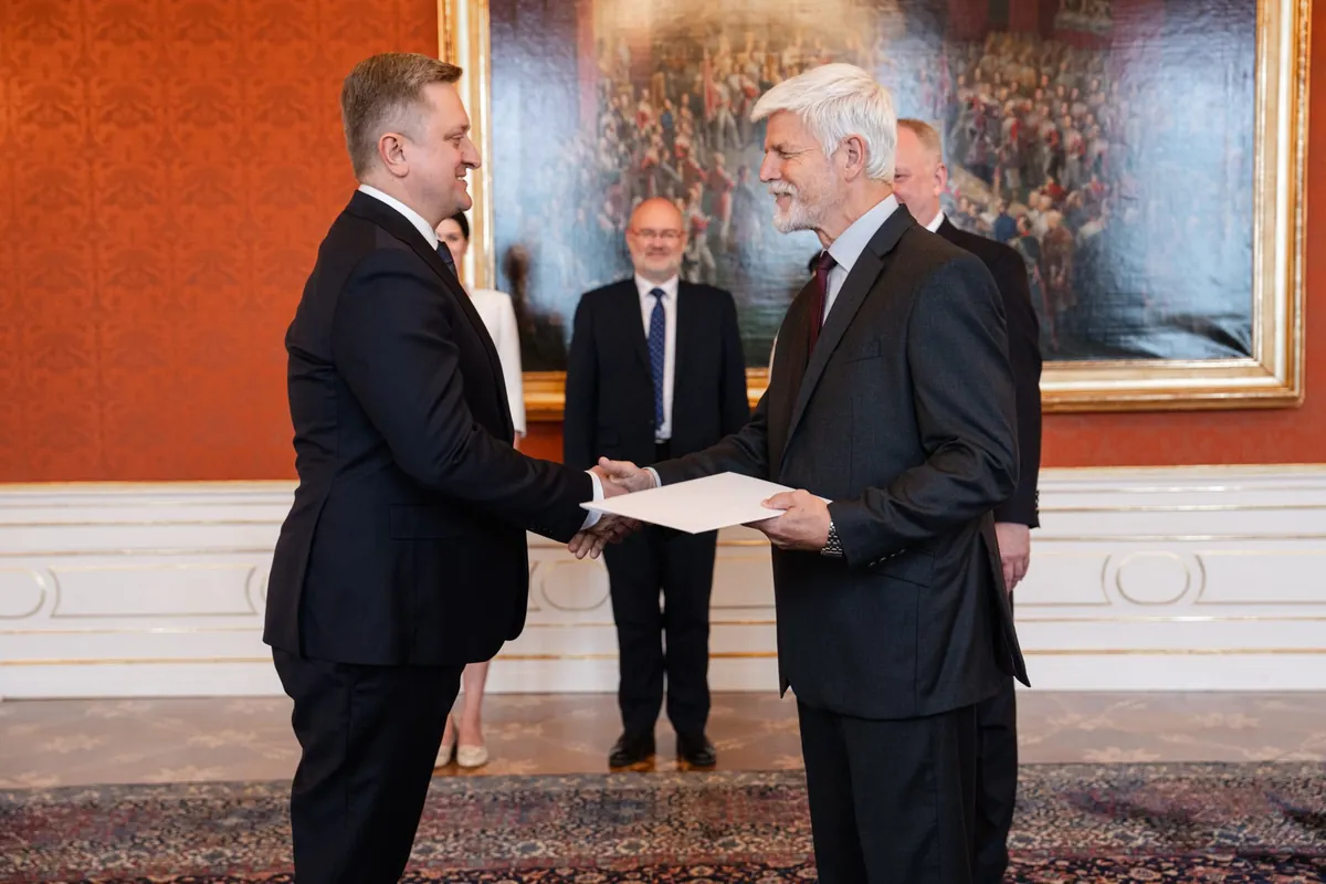 Czech President officially received the new Ambassador of Ukraine
