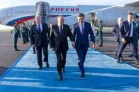 Putin arrives in Kazakhstan for the SCO summit