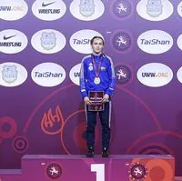 Ukrainian wrestler Aida Kerimova wins European U-20 wrestling gold