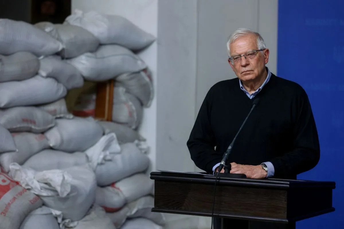 Borrell reacts to Russia's massive attack: Ukraine needs air defense, all those responsible for Russian war crimes will be brought to justice