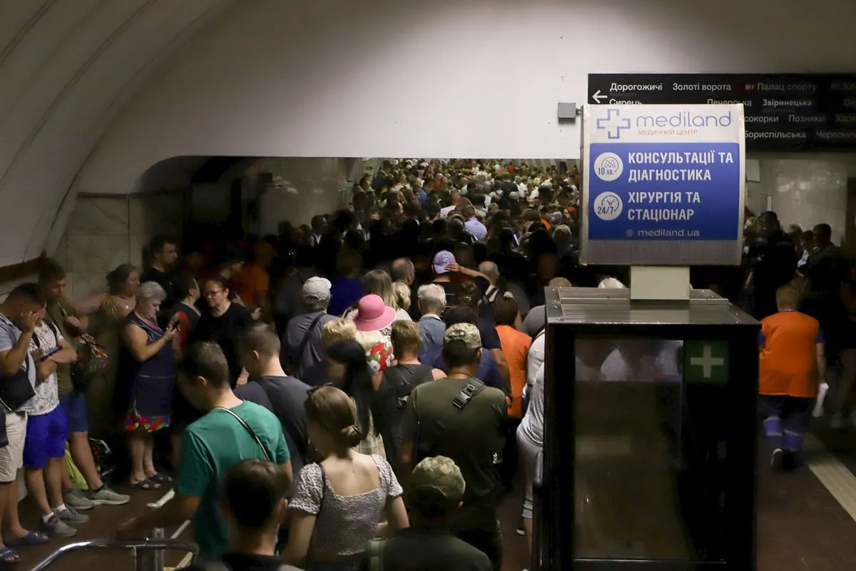 During the massive missile attack on Kyiv, 32 thousand people took refuge in metro stations - Povoroznyk