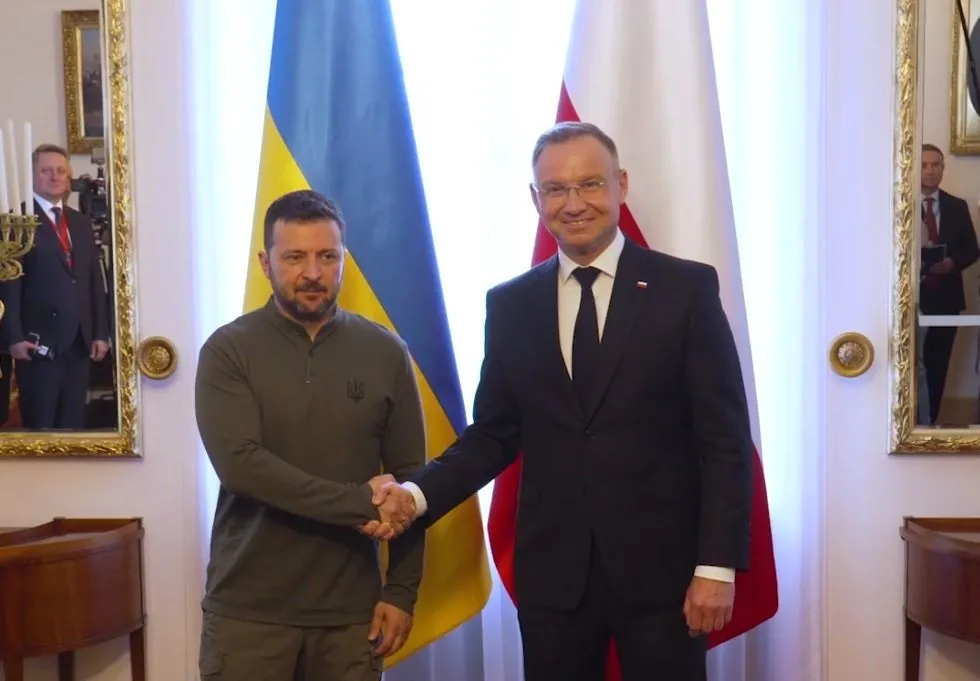 Zelenskyy met with Duda. They talked about Russian strikes and defense cooperation