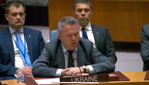 Kyslytsya: Russia should be deprived of its seat in the UN Security Council