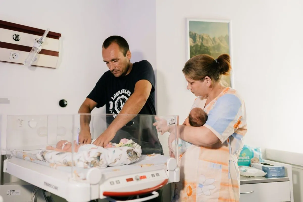 First triplets born in Dnipropetrovs'k region this year