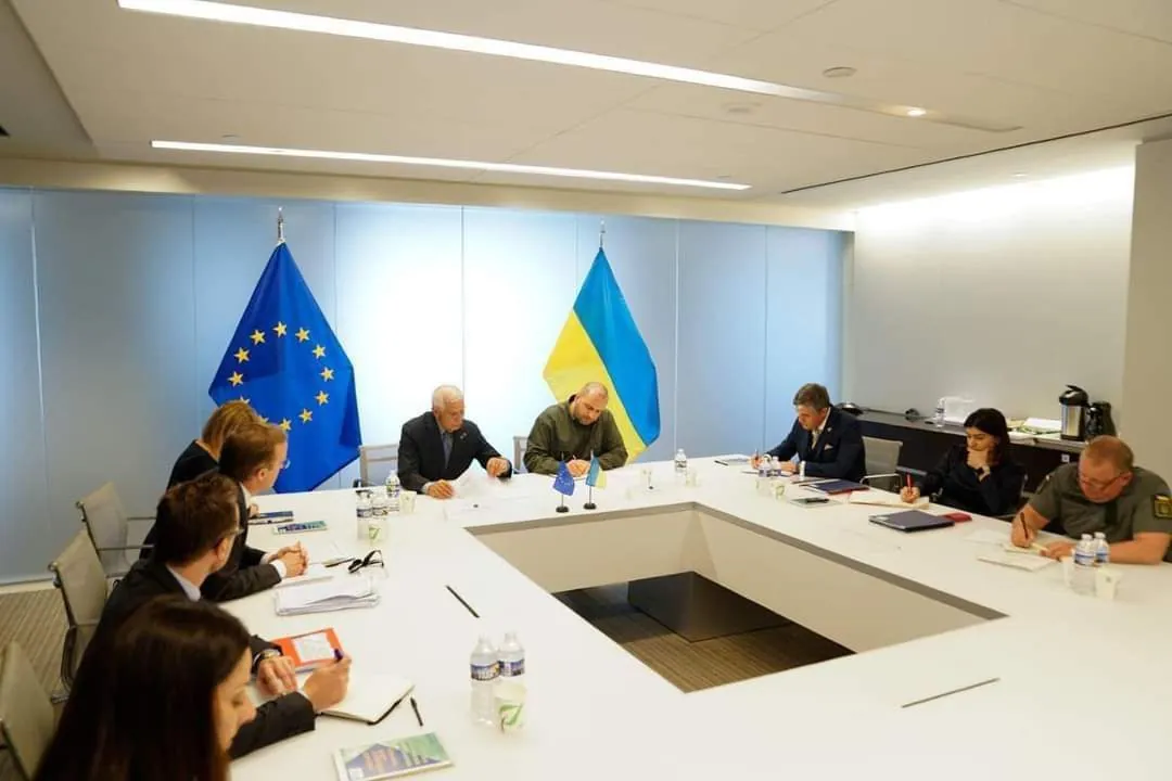 Umerov meets with Borrell: support for Ukraine in its struggle for independence and strengthening of defense capabilities