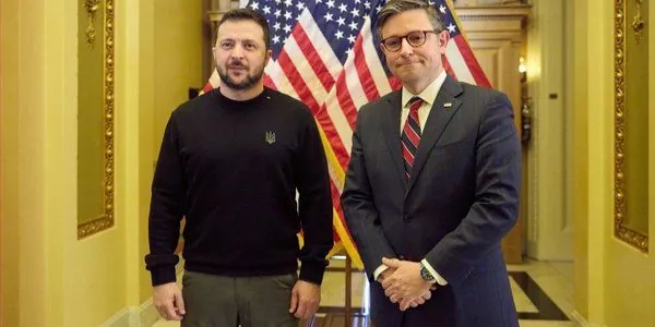 Зеленський і Майкл Джонсон обговорили зміцнення українсько-американської співпраці та підтримку в боротьбі з агресією рф