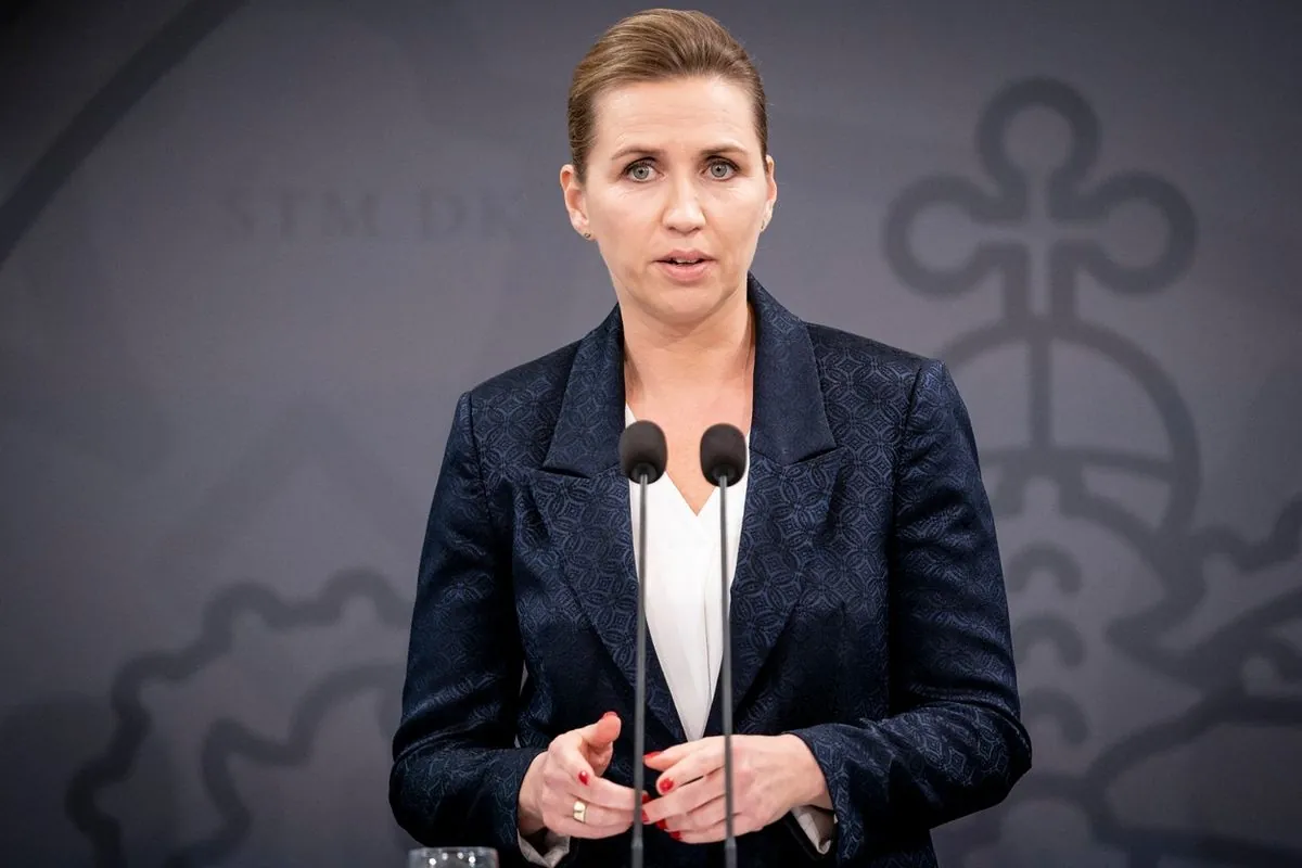 Danish Prime Minister calls for giving all her country's air defense assets to Ukraine