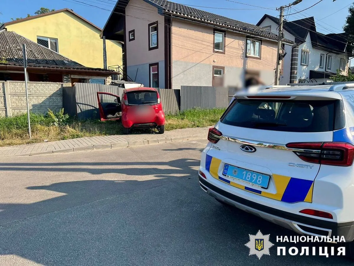 Водитель "Peugeot" сбил пешехода на пешеходном переходе в Броварах, скрылся, но был задержан