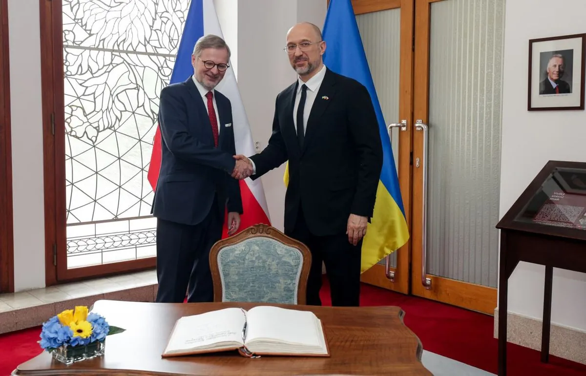 Шмигаль зустрівся з прем'єром Чехії Фіалою: обговорили оборонне співробітництво та енергетичні виклики