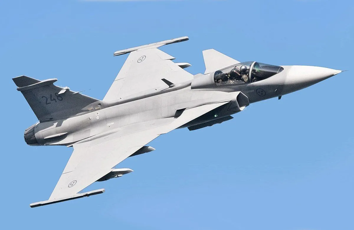Finnish and Swedish pilots intercept Russian fighter jets over the Baltic Sea