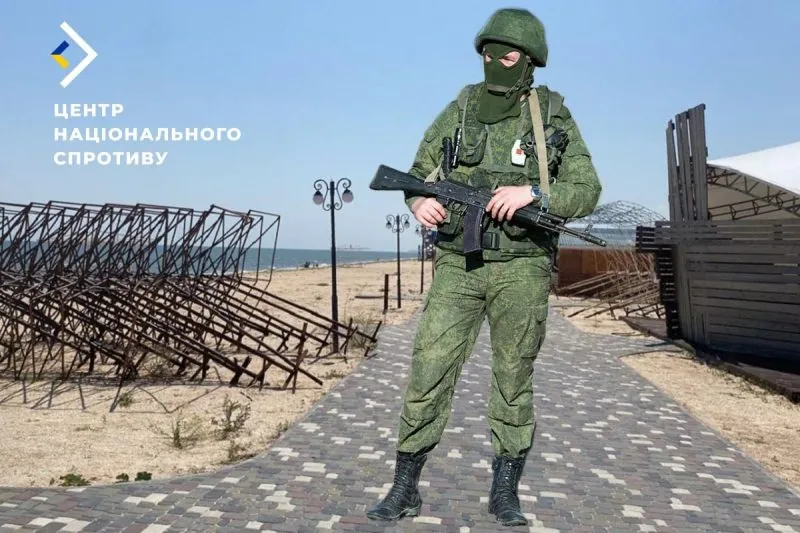 На окупованому півдні росіяни розселяють військових у базах відпочинку поруч із туристами - ЦНС