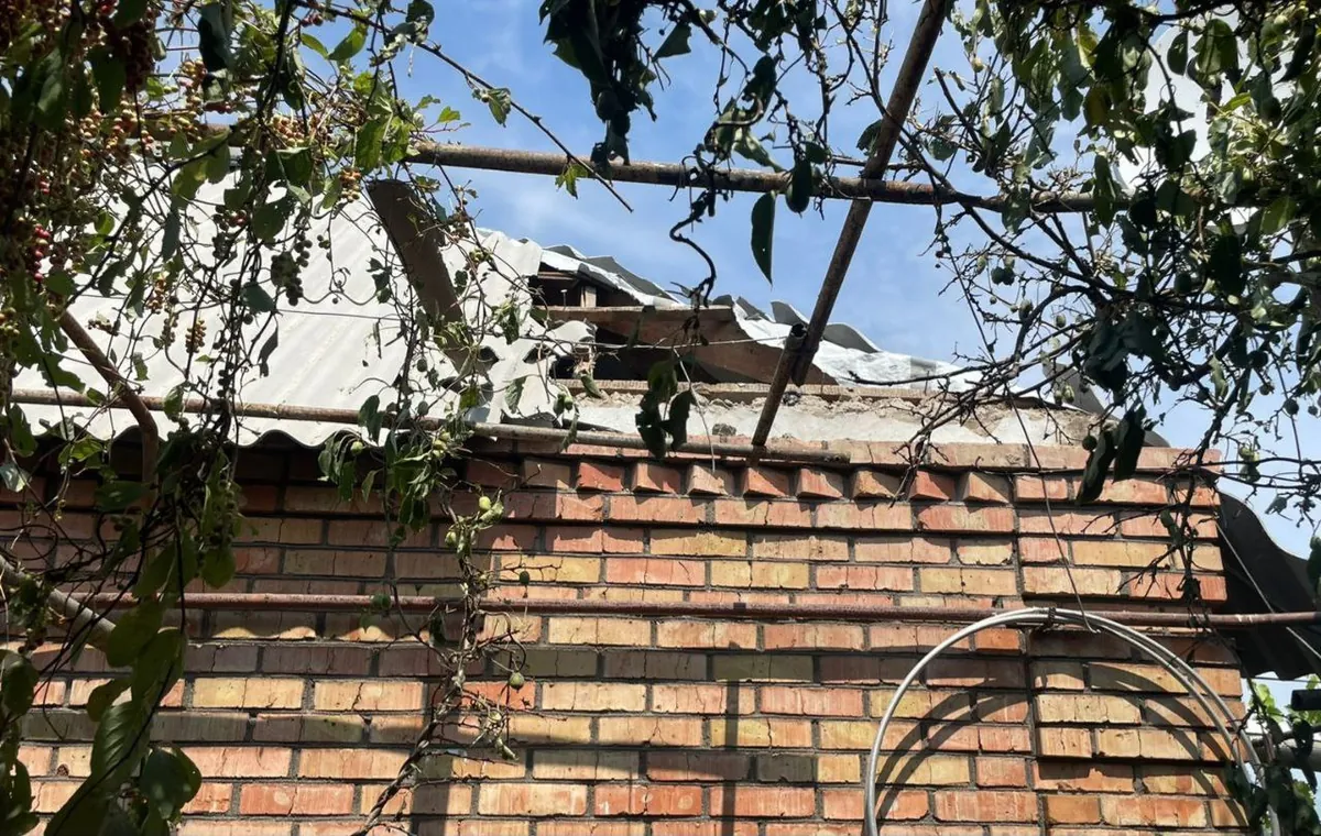 Occupants shelled Nikopol district with drones and artillery overnight, damaged a private house - RMA