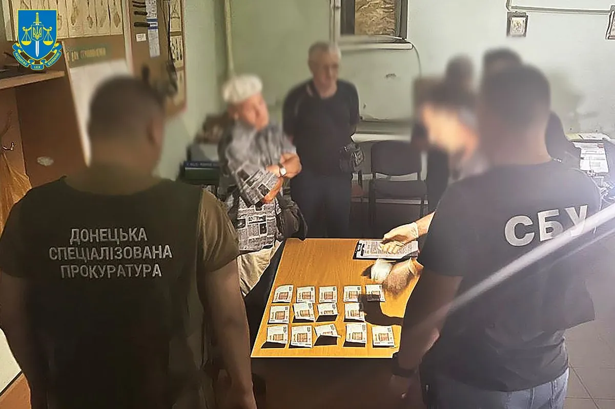 Head of TCC in Donetsk region detained for extortion of bribe