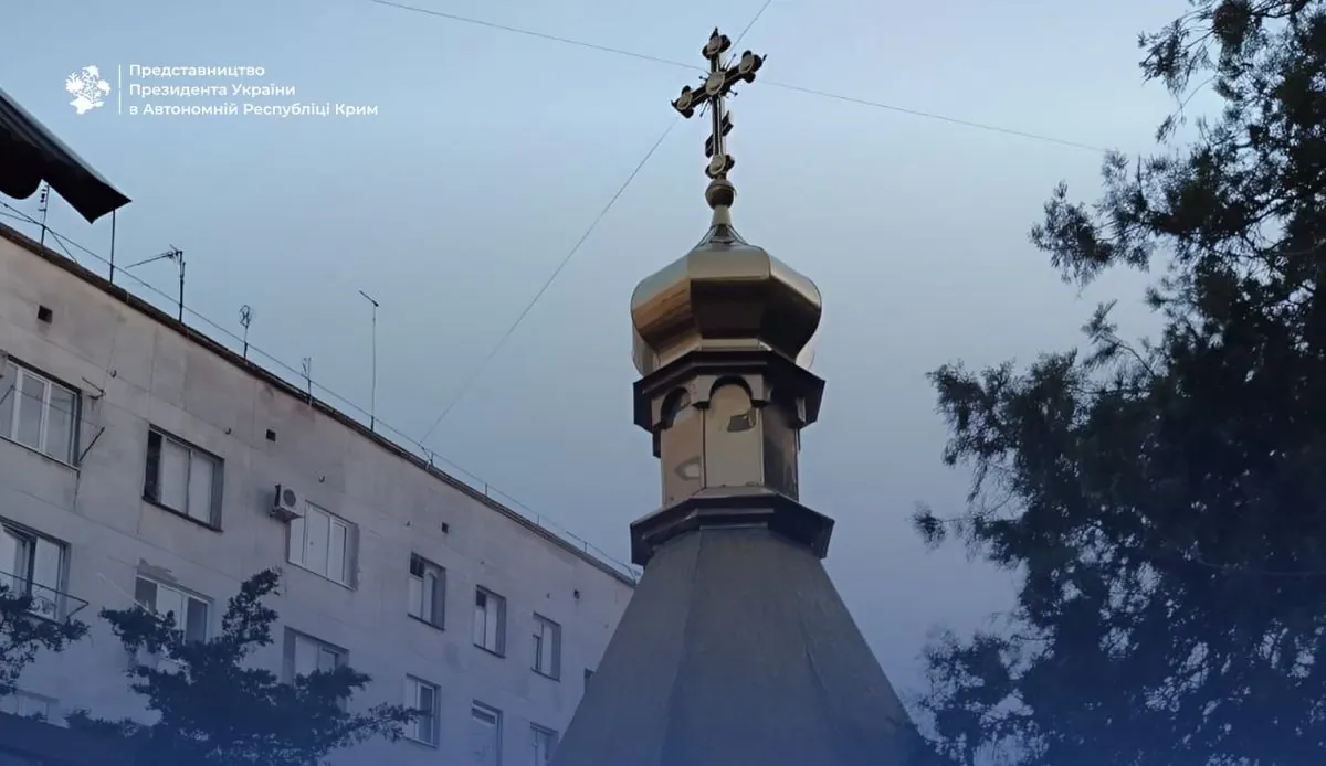Окупанти в Криму демонтують храм ПЦУ в Євпаторії, світ має відреагувати - представництво Президента