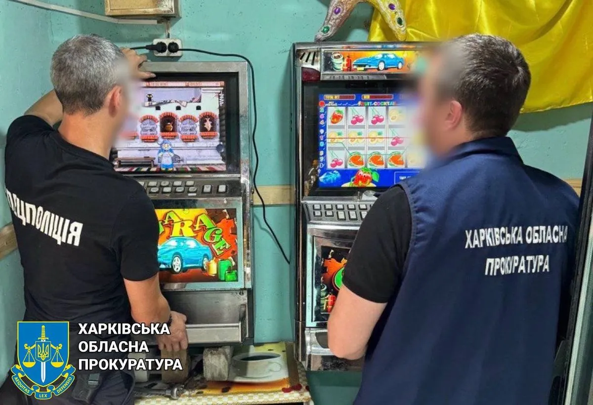 Clandestine gambling establishment disguised as a grocery store exposed in Kharkiv