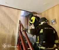 Russia fires again at rescuers while extinguishing a fire in Kherson region