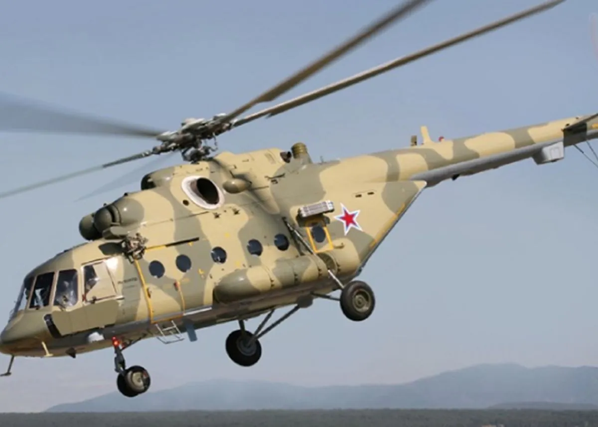 У Калузькій області Росії розбився військовий вертоліт Мі-28