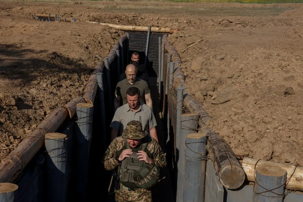 Construction of defense lines is being completed in Kherson region