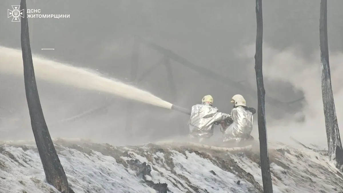 Нічна атака рф на Житомирщину: рятувальники показали наслідки