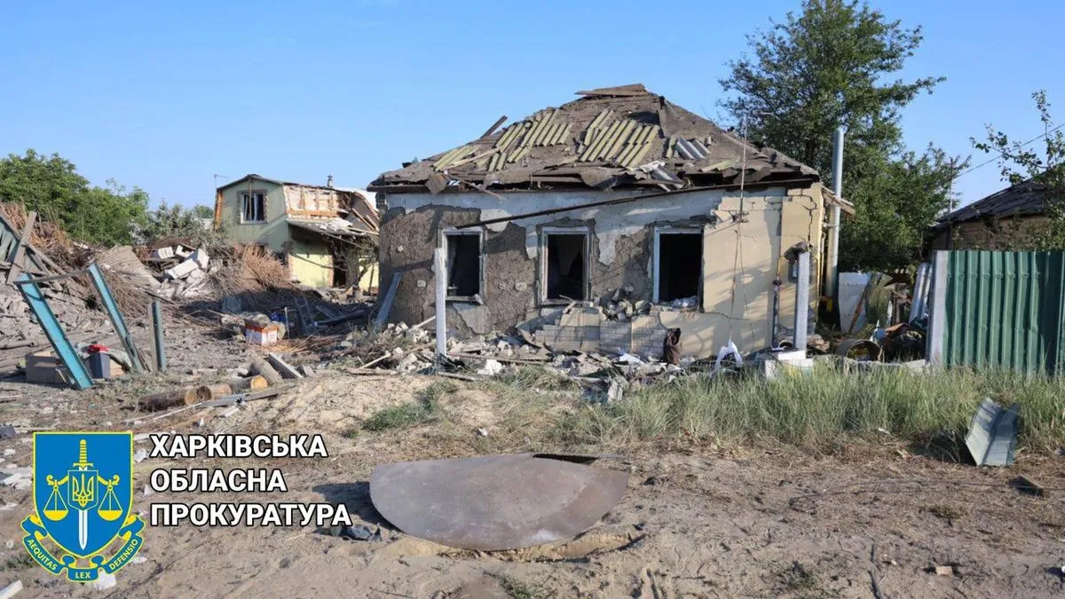 Армия рф утром ударила КАБами по Купянску-Узловому в Харьковской области: двое раненых
