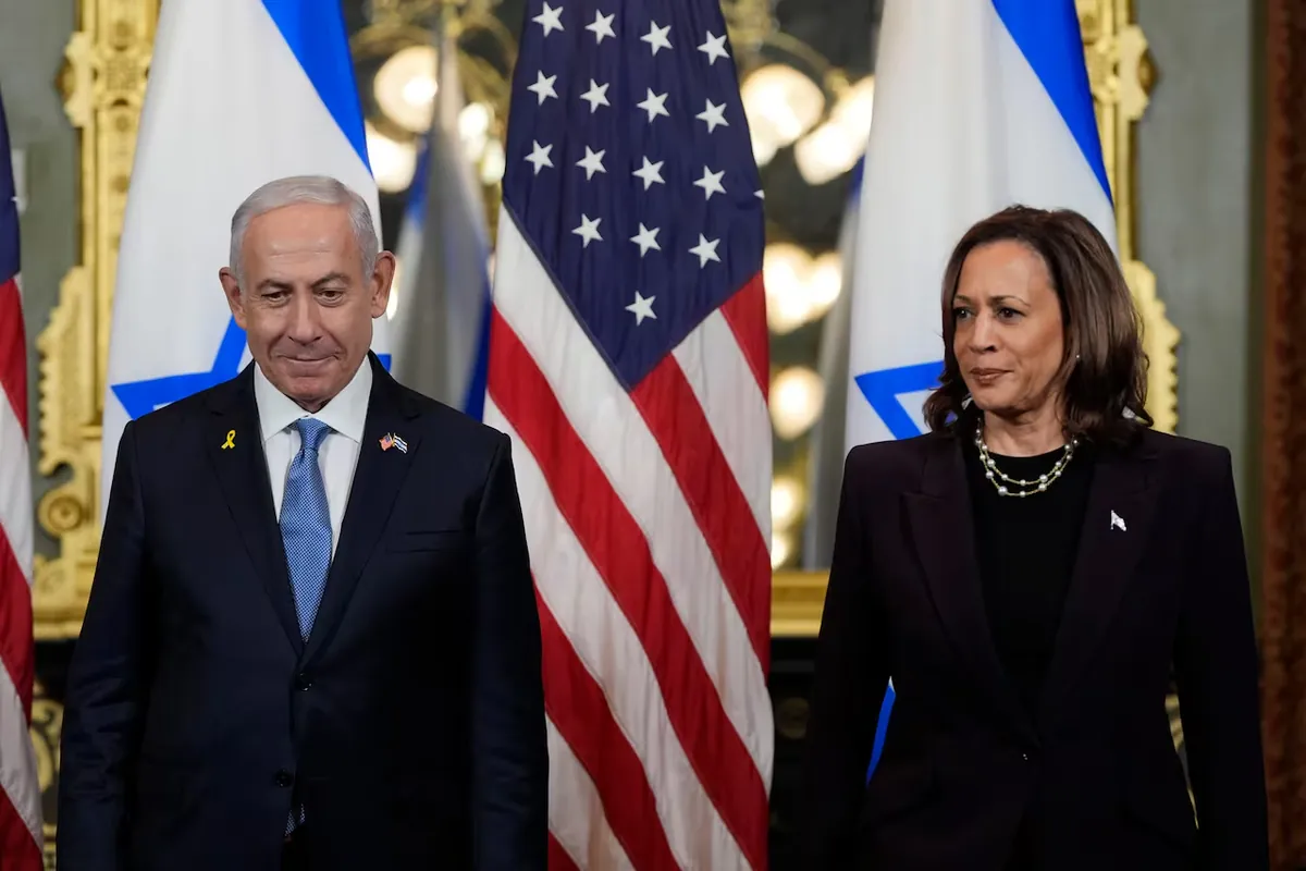 Kamala Harris at the meeting with Netanyahu: “I will not be silent” on the humanitarian crisis in Gaza