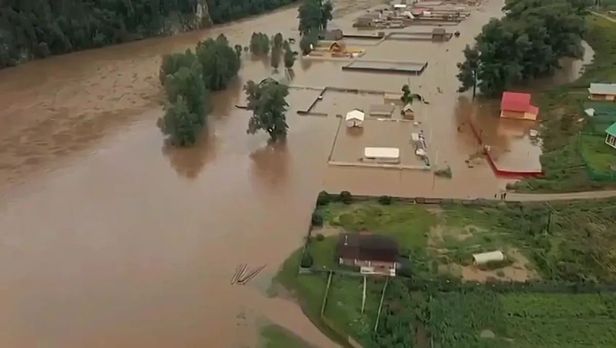 У башкирії затопило село: евакуйовано 45 жителів та 24 туристи