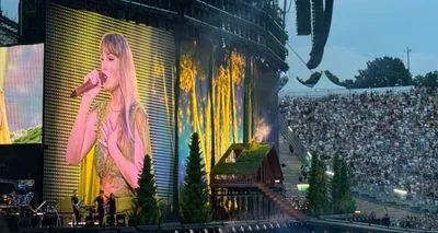 Taylor Swift packed a stadium in Munich, and at the same time, about 40 thousand fans crowded the hill opposite the concert venue