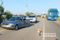 Six people, including three children, were injured in an accident on Odesa-Reni highway