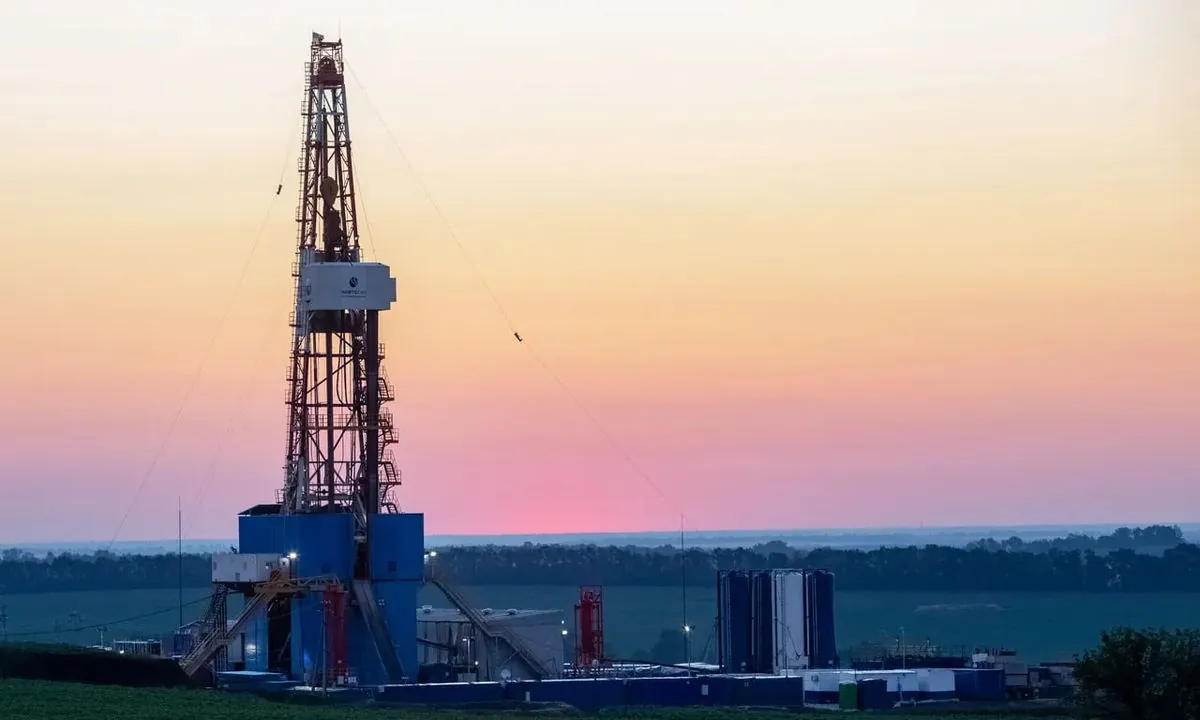 "Нафтогаз" запустил новую высокопроизводительную скважину, которая дает почти 300 тыс. кубометров газа в сутки