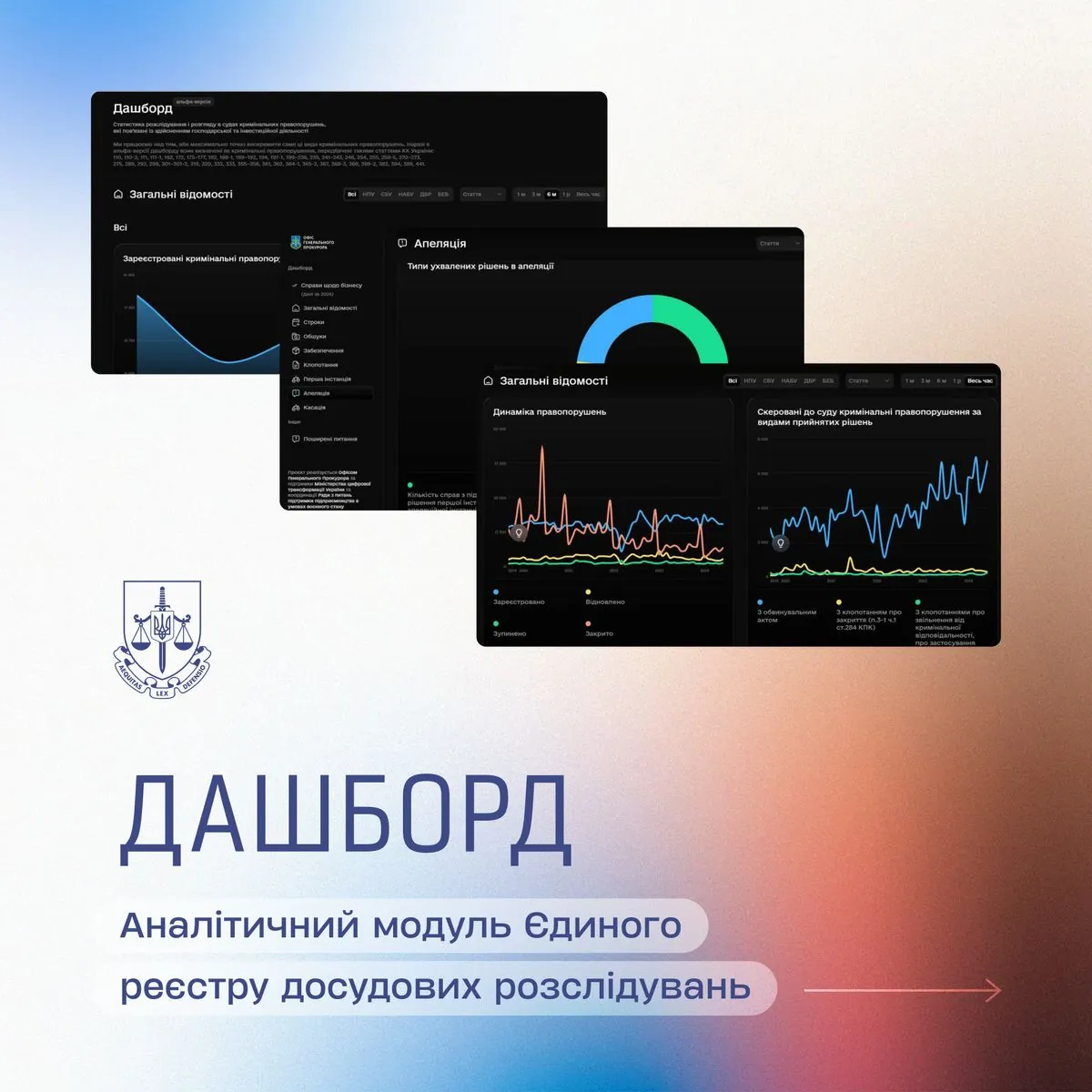 В Украине заработала бета-версия дашборда с данными ЕРДР о производстве в отношении бизнеса