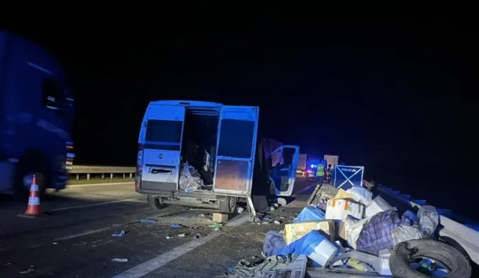 A minibus with Ukrainians got into an accident in Poland: the driver was killed and some injured