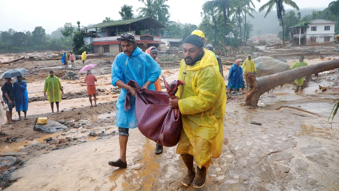 The number of victims of landslides in India increased to 277