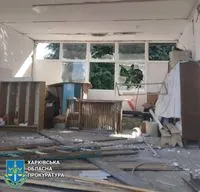 Russians hit a kindergarten in Zolochiv, Kharkiv region