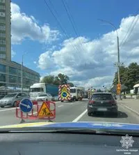 Traffic on Lobanovsky Street in Kyiv is hampered: what is known