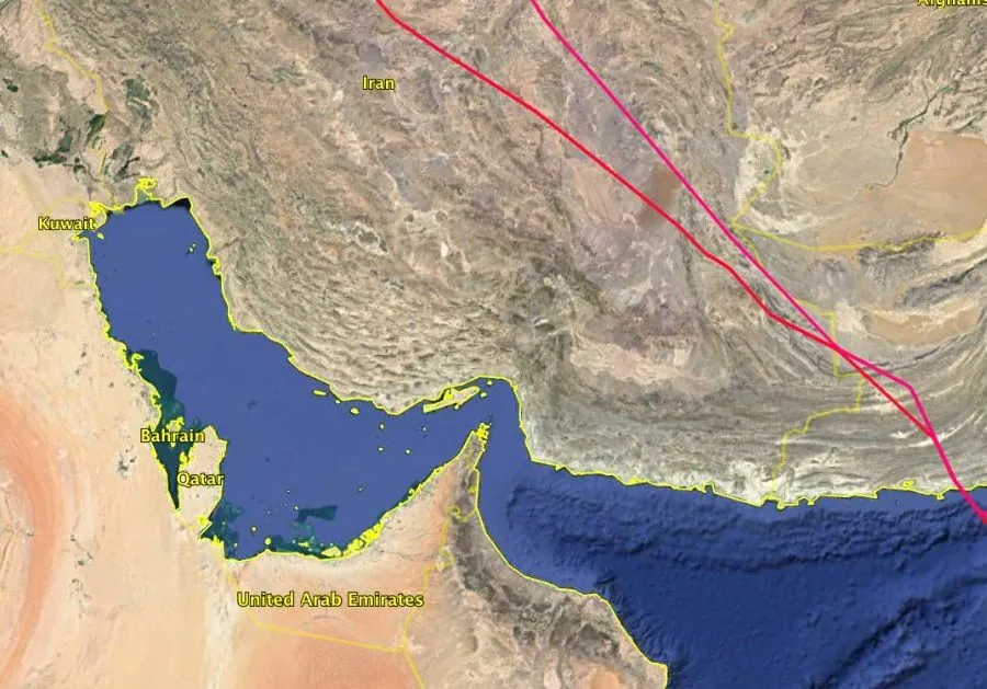 Iran is probably preparing to attack Israel, so it notified the planes of the change of course