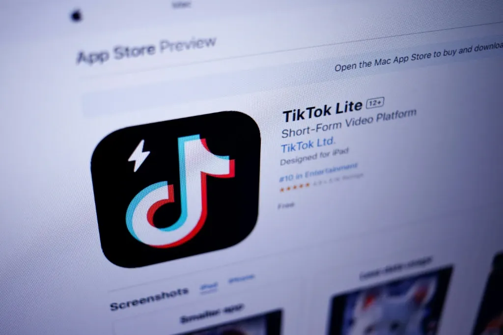 The European Commission decided to ban the TikTok Lite app in the EU