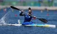 Ukrainian Maria Povkh advances to the semifinals of the Olympic kayaking competition